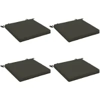 vidaXL Zitkussens SOEST 4 st 100% Polyester Antraciet 45 x 45 x 5 cm