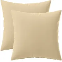 vidaXL Kussen met kussen HEERLEN 2 st Beige Polyester