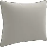vidaXL Rugkussen PUTTEN 100% Polyester Grijs 50 x 40 x 15 cm