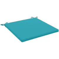 vidaXL Zitkussens SOEST 100% Polyester Turquoise 60 x 60 x 3 cm