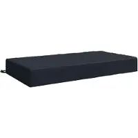 vidaXL Zitkussen SOEST 100% Polyester Donkerblauw 120 x 60 x 15 cm