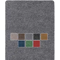 ANRO Deurmat Grijs 180x60cm – Schoonloopmat Antislip Wasbaar Voordeur Hal Binnen & Buiten Op Maat