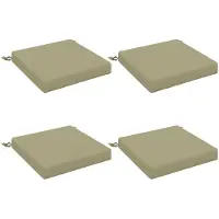 vidaXL Zitkussens SOEST 4 st 100% Polyester Lichtgroen 50 x 50 x 7 cm