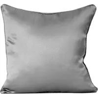 Chic Home Stijlvolle Kussenhoes 45x45 cm Staalgrijs - Luxe en Zacht