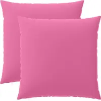 vidaXL Kussen met kussen HEERLEN 2 st Roze Polyester