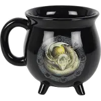 Something Different Anne Stokes - Year of the Magical Dragon - Ostara - Kleur Veranderende Cauldron Mok - Zwart/Multicolors