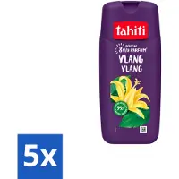 Tahiti 5 x – Douchegel – Ylang Ylang - 315 ml - Voordeelverpakking - 5 stuks