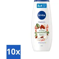Nivea 10 x - Douchegel - Winter Moment Cacao - 250 ml - Voordeelverpakking - 10 stuks