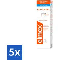 Elmex 5 x - Tandpasta - Anti Cariës Whitening - Dual Protective Shield - 75 ml - Voordeelverpakking - 5 stuks