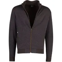 Bugatti vest donkerblauw blauw bruin gepint