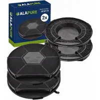 Alapure 2x Koolstoffilter voor Juno MCFE08 / 9029800522 / Type 28 / 9029793727