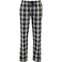 Schiesser Pyjamabroek ' Mix Relax ' donkerblauw / curry / grijs gemêleerd