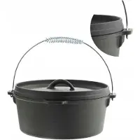Hit Trading Pan Met Deksel Zwart D 28 H 11 Cm