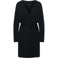 Esotiq Risa - Damesbadjas - Zwart - Met riem - Maat L/XL