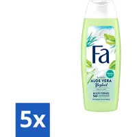 Fa 5 x – Douchegel – Yoghurt Aloe Vera – 250 ml - Voordeelverpakking - 5 stuks