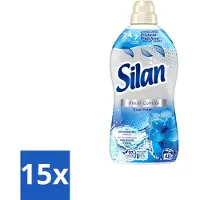 Silan 15 x – Wasverzachter – Fresh Control Cool Fresh – 1056 ml - Voordeelverpakking - 15 stuks