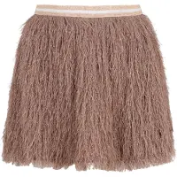 Like Flo Meisjes Rokken Sil Flo Fringes Skirt - Bruin - Maat 110