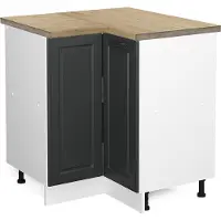 Vicco Hoekkast R-Line Antraciet landhuis 75.6 cm , WB Eik, Model 45742