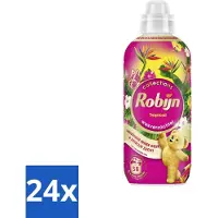Robijn 24 x – Wasverzachter – Tropical – 765 ml - Wasverzachter - Wasgeur - Tropisch Parfum - Vezelbescherming - Slijtagevermindering