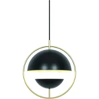 Nordlux Hanglamp E27 | Tavia | Messing/Zwart