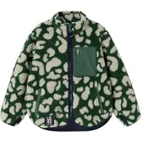 Liewood Fleece Jas - Teddy - Nolan - MEGA Leo/Garden Green - - 2 jaar (92) - Fleece Jassen