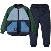Liewood Thermoset - Gewatteerd - Zella - Classic Navy/Multi Mix - - 4 jaar (104) - Thermoset