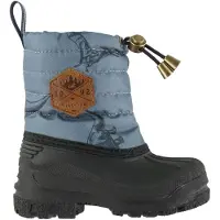 Mikk-Line - Kid's Winter Boot Rubber AOP - Winterschoenen 24, zwart/blauw