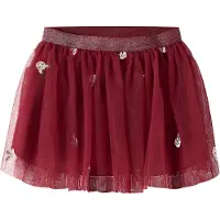 Name it Rok 'NMFVeross' donkerbruin / karmijnrood / zilver