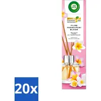 Air Wick 20 x - Geurstokjes - Delicate Frangipani Bloemen - Essentiële Oliën - 40 ml - Voordeelverpakking - 20 stuks