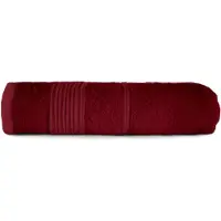 Darymex Moreno - Handdoek - 50x90 cm - Bordeaux - Bamboe & Katoen