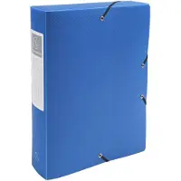 Exacompta Boîte classeur Dos 6cm polypropylène assorties