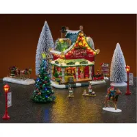Lemax Festive tidings nursery set, incl. adaptor 74254, 550 ma (white) ornament