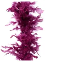 Décoris Boa veer d15l15b15h184 cm violet kerst