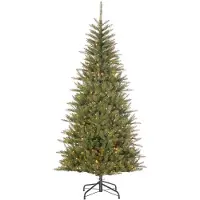 Black Box Trees Malden Kunst Kerstboom met Verlichting - Kunstkerstboom H185 x D107 cm - met Timer en Dimmer - Groen