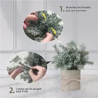 BOG Set Van 4 Kunstplanten - Multicolor Pot - Indoor Decoratie Voor Slaapkamer Badkamer Keuken - Onderhoudsvrij - Bureau Woonkamer