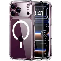 ESR Classic Hybrid MagSafe iPhone 18 Pro Max Hoesje Met Doorzichtig Transparant