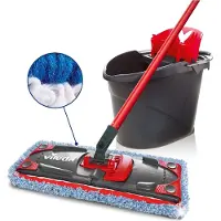 Ultramax Tile Care Dweilsysteem - Complete Vloerwisserset met Emmer en Pers - Voor Tegelvloeren