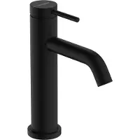 Hansgrohe Tecturis S wastafelkraan - voorsprong 11.6cm - coolstart - zonder waste - mat zwart 73312670