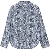s.Oliver Blouse lichtblauw / donkerblauw / wit