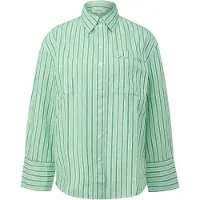 s.Oliver Blouse groen / lichtgroen / wit