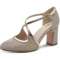 Tamaris Pumps in leerlook