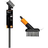 Fiskars Quikfit Onkruidborstel met Steel - Voegenborstel - Onkruidkrabber met Steel 145cm