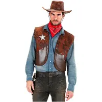 Finidi Verkleedwinkel: cowboy vest Jayden