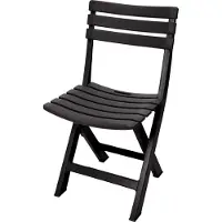 Konges Sløjd Tuinstoel - Stoel - Komodo - Antraciet - L42 x B37 x H80 cm