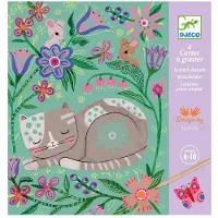 Djeco Creatief schraalspel Ontmoetingen in de tuin,