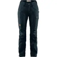 Fjall Raven - Dames wandel- en bergkleding - Kaipak Trousers Curved W Dark Navy voor Dames - Maat 40 EU - Marine blauw
