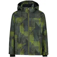 CMP - Boy's Jacket Snaps Hood Twill - Ski-jas 164, olijfgroen