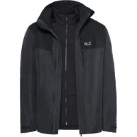 Jack Wolfskin Outdoorjas 'JASPER PRO' zwart