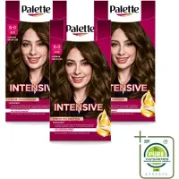 Palette 3 x - Haarverf - Poly – 600 Lichtbruin – 115 ml - Grootverpakking - Vaatwasstrips - Tandpasta - Tandplak - Fluoridetandpasta - Mondhygiëne - Tandvleesbescherming