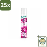 Batiste 25 x - Blush - Droogshampoo - Bloemige Geur - Frist Op en Geeft Textuur - 200ml - Wasstrips - Droogshampoo - Haar Opfrissen - Vet Haar - Frisheid - Bloemige Geur